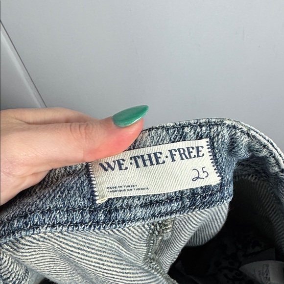 Free people osaka mid rise barrel jeans size 25 - Picture 7 of 13